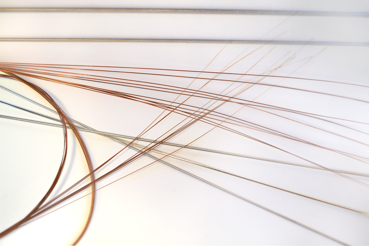 Fils en cuivre Selectarc fins et enroulés