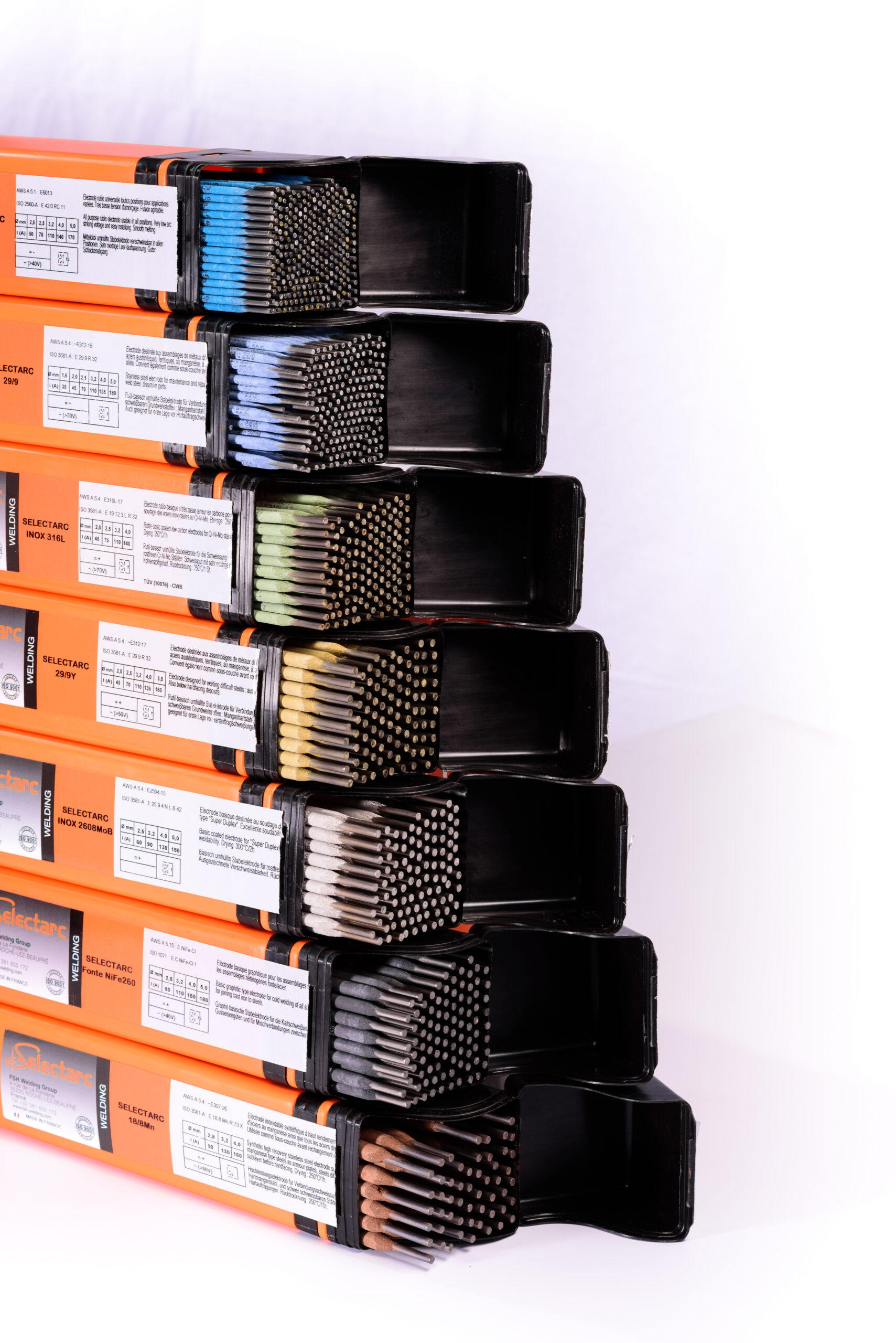 Gamme d'électrodes Selectarc