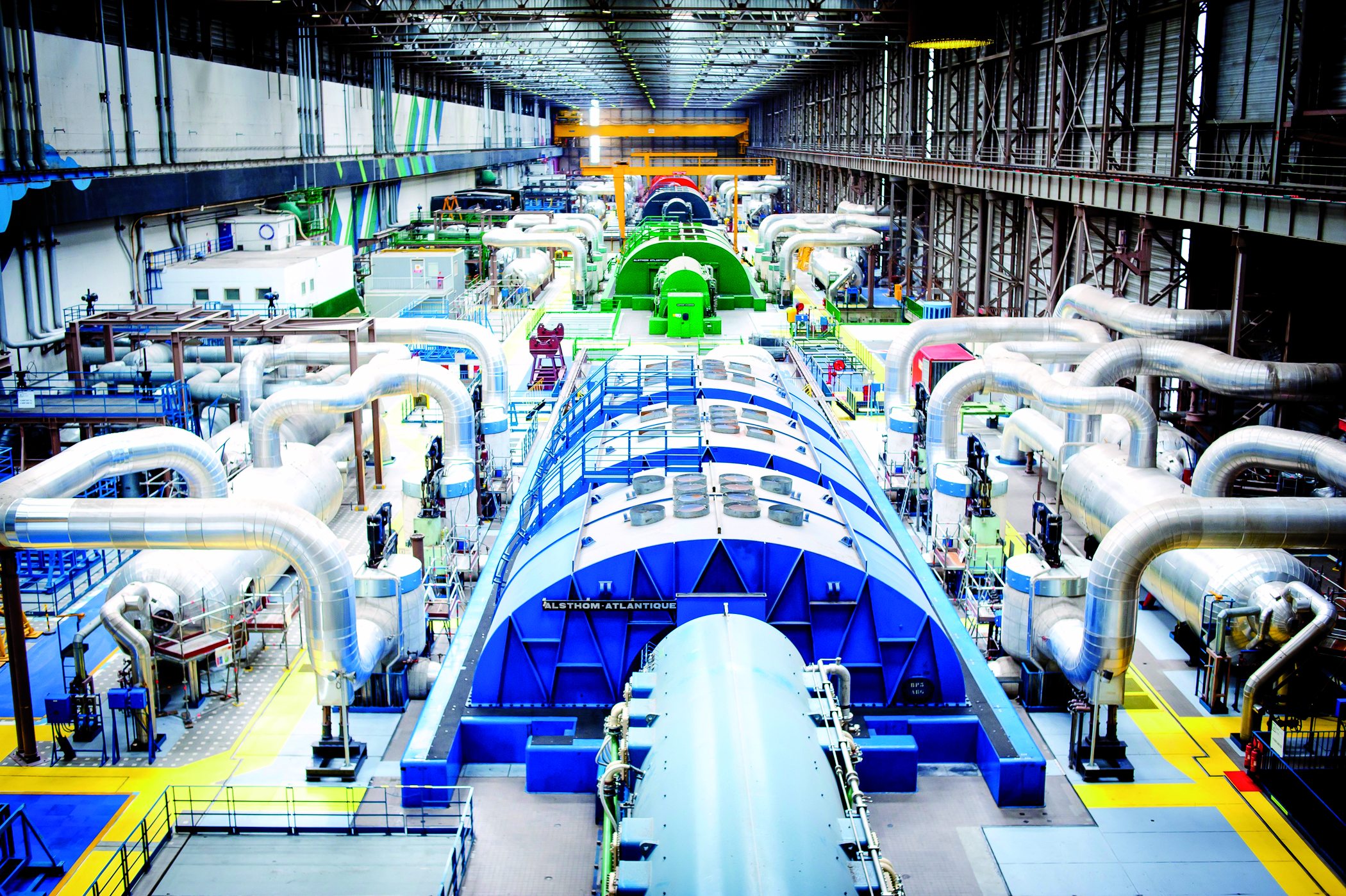 Générateur électrique de la centrale nucléaire du Tricastin