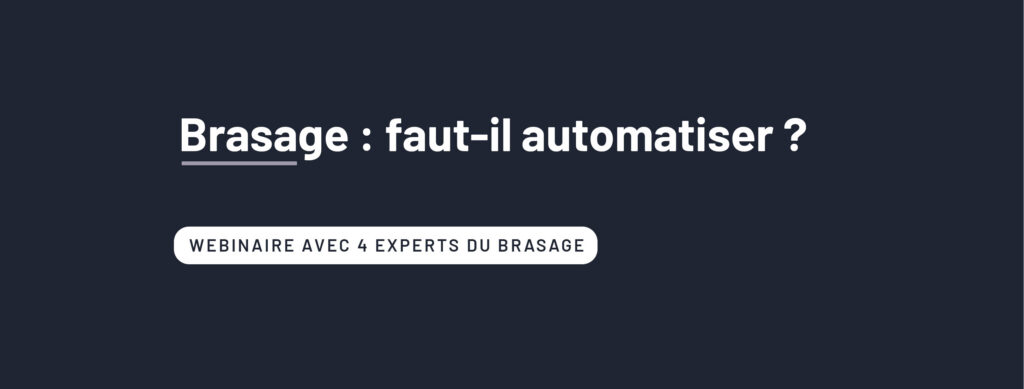 Webinaire brasage