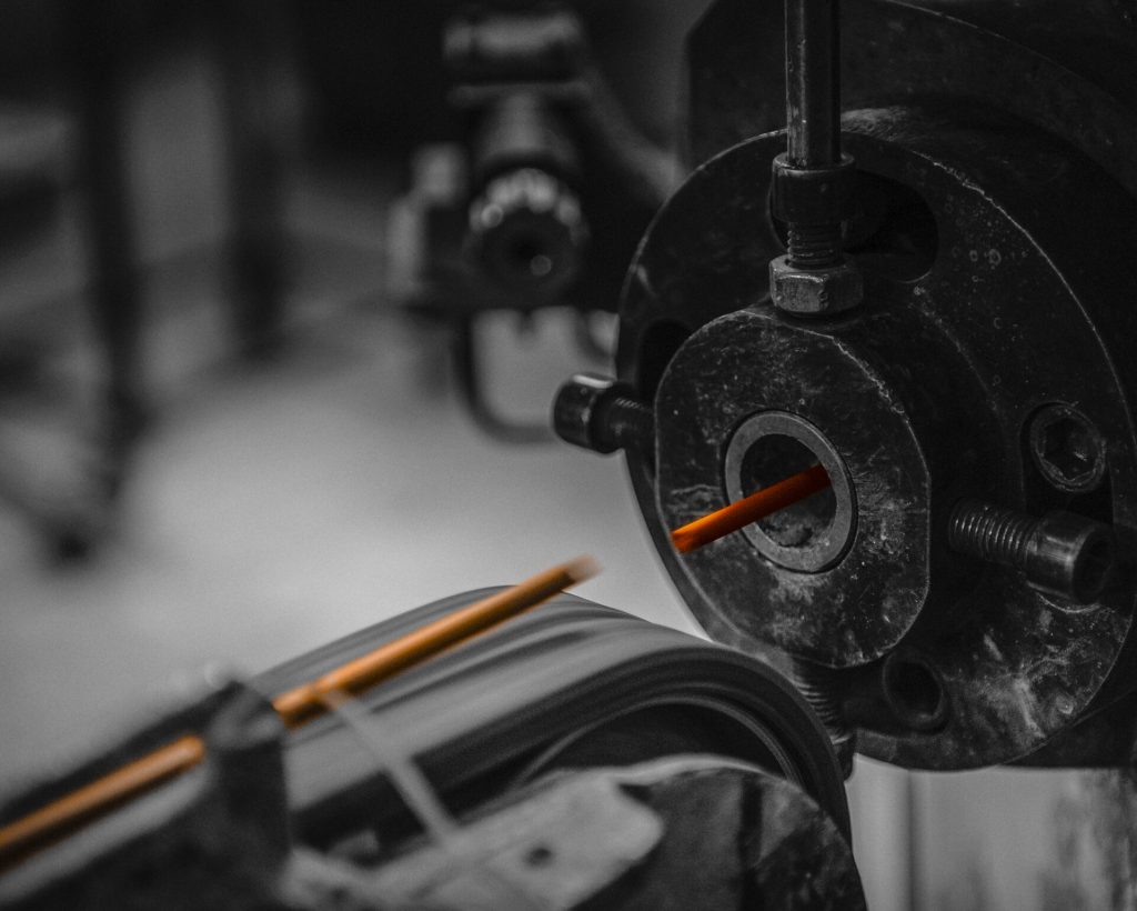 Enrobage de l'électrode par extrusion